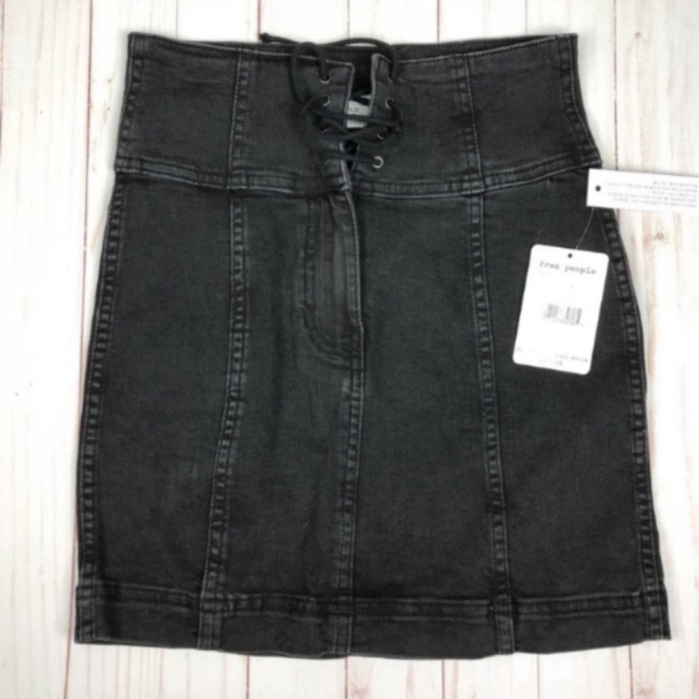 Free People NWT Femme Corset Mini Skirt
